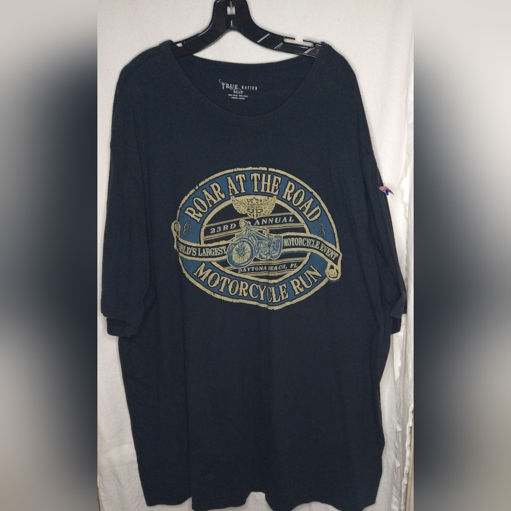 True nation black motorcycle Tshirt 3xl